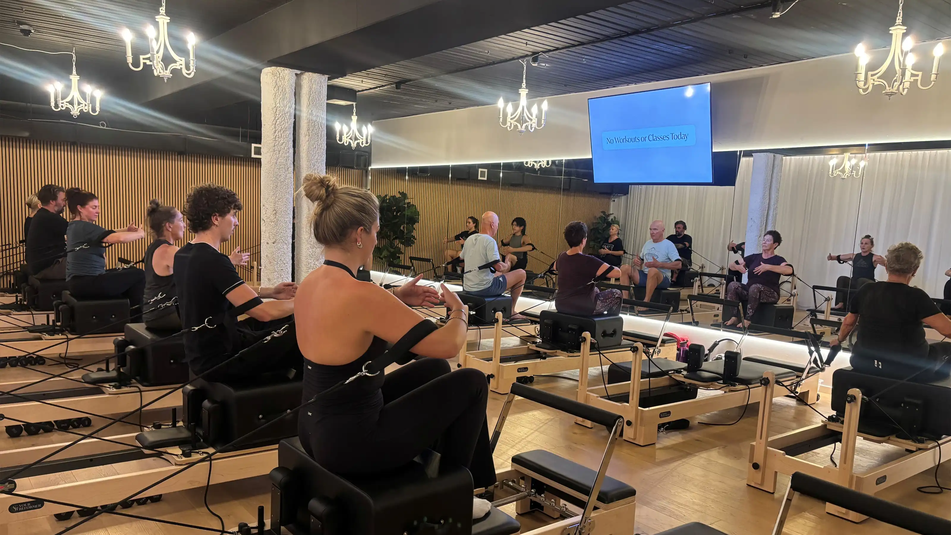 Sorrento Reformer Pilates instructors teaching a reformer class